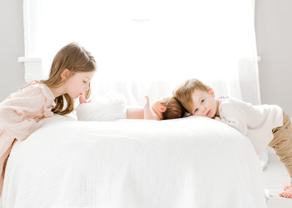 Virginia's Best Newborn Photographer | Newborn and Family Studio Session| Whimsee Art Photography