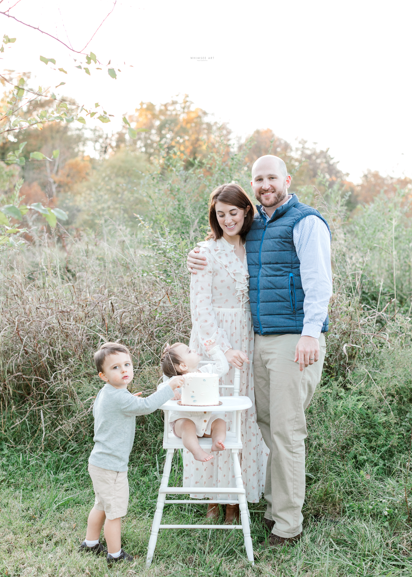 Anna Turns One| Simpson Family Session | Whimsee Art Photography | Roanoke Photographers