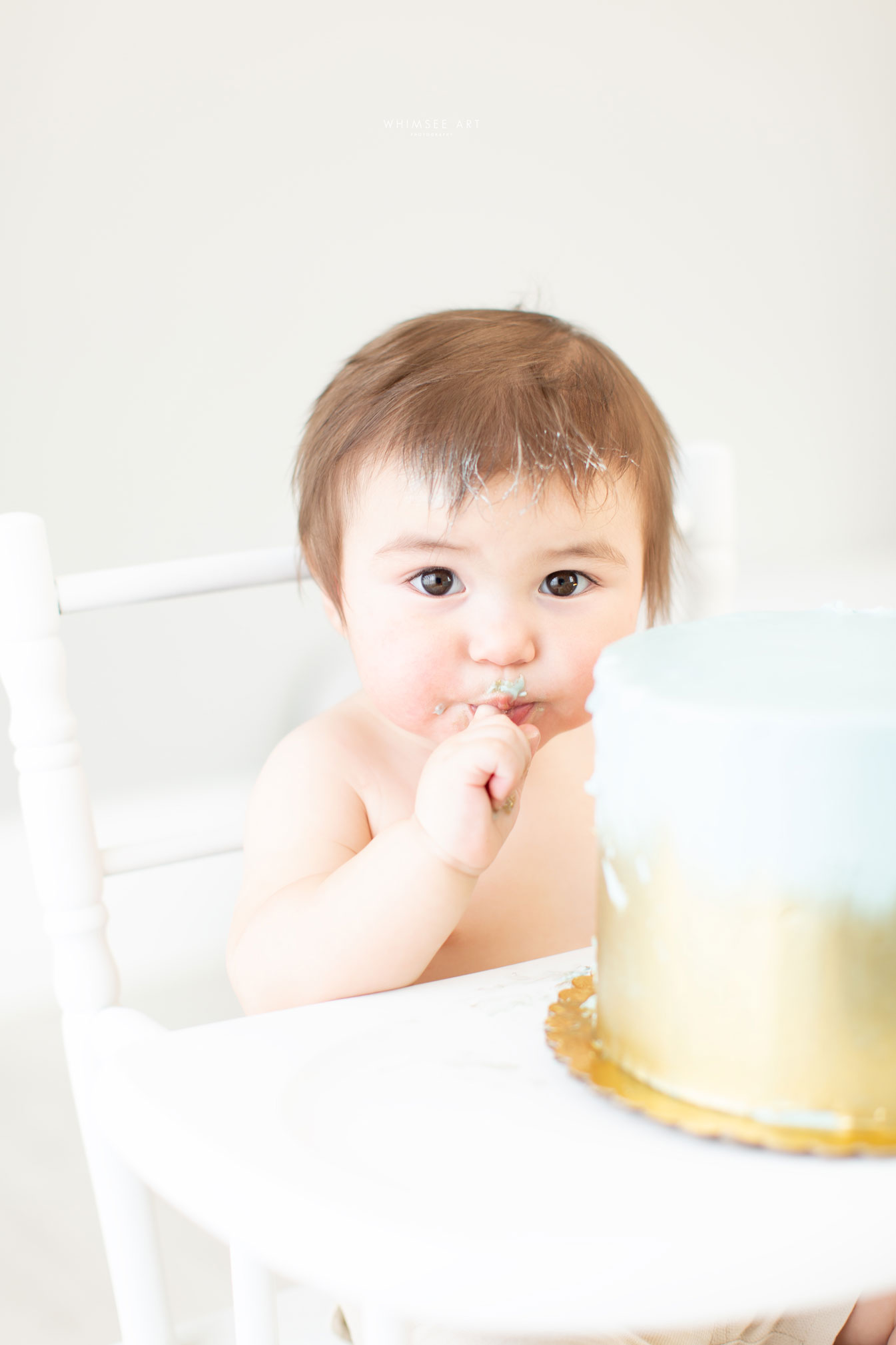Baby Cake Smash Photography Session | Baby Photography Roanoke Virginia | Whimsee Art Photography