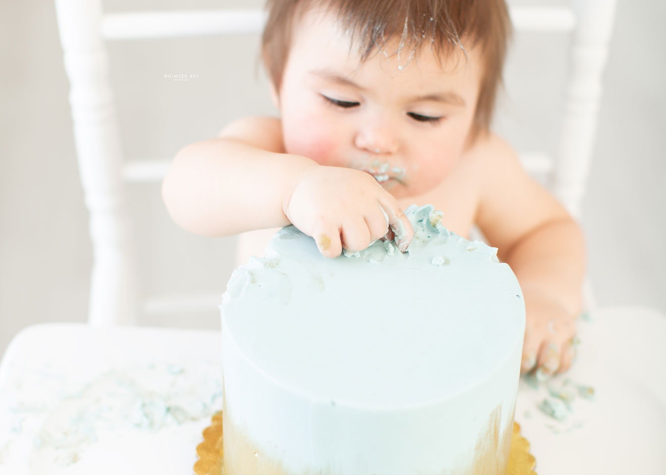 Baby Cake Smash Photography Session | Baby Photography Roanoke Virginia | Whimsee Art Photography