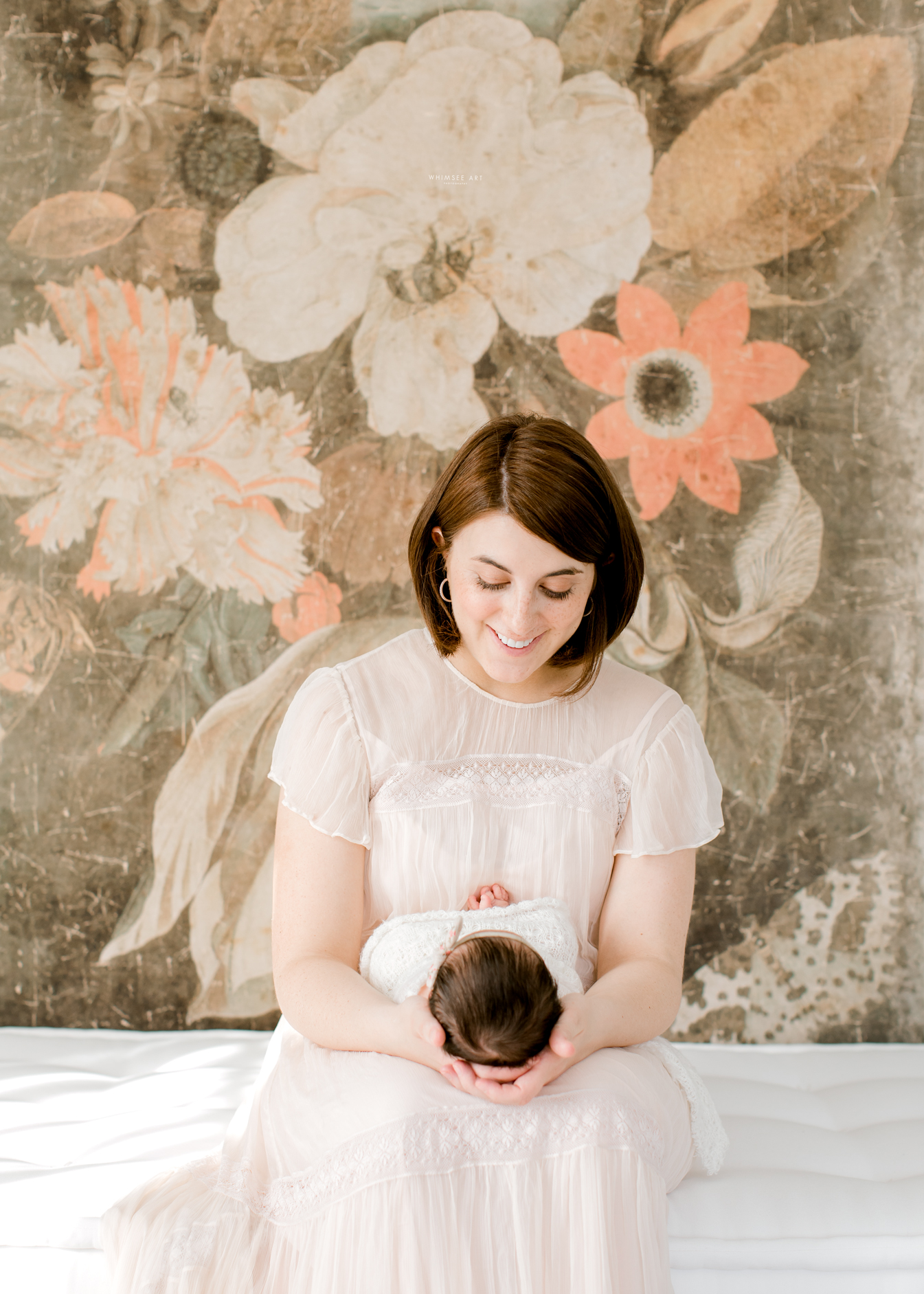 Sweet Anna and Family | Roanoke Newborn Session | Whimsee Art Photography